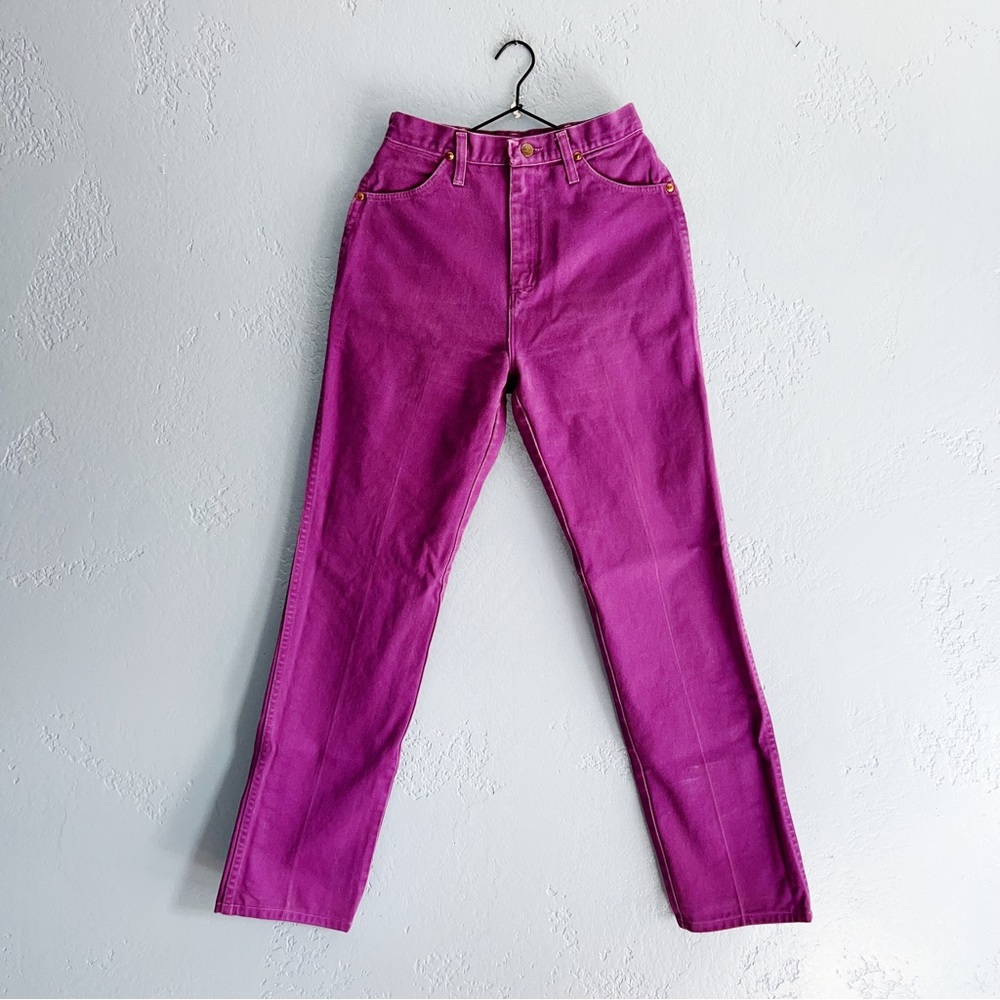 Wrangler Vintage 90s Purple Mom Jeans Size 10/26”